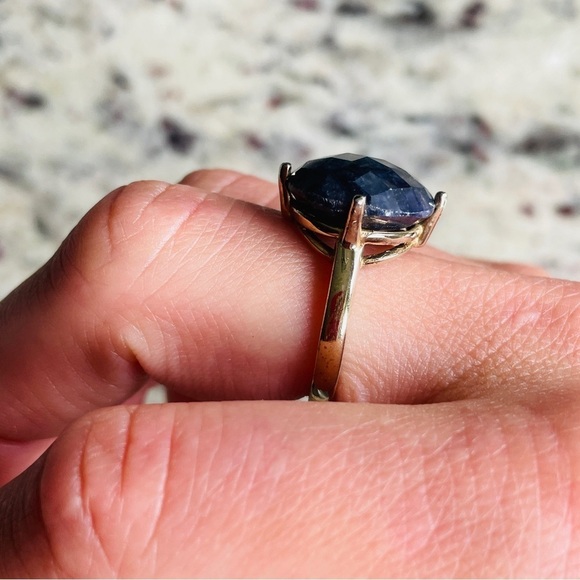 Faceted Gemstones Sterling Silver Rings - Picture 15 of 17